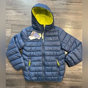 Paradox Navy Puffer Jacket kids 7-8